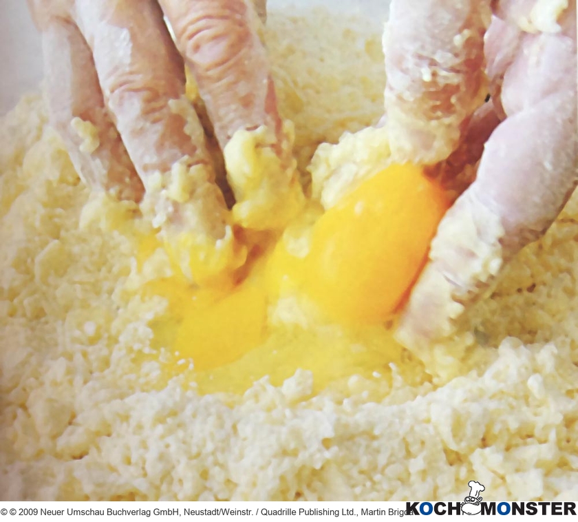 Mürbeteig für süßes Gebäck