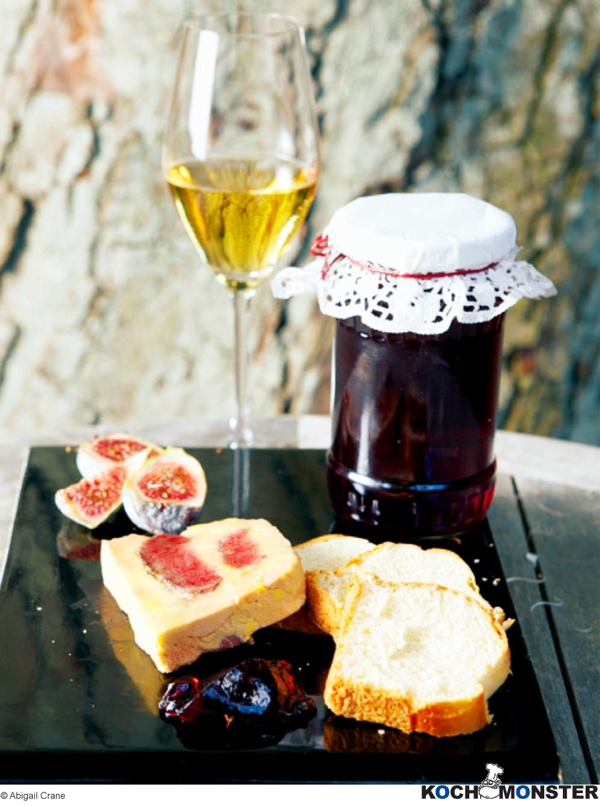 Terrine mit Gänseleber und Hasenfilet
Foto (c) Abigail Crane
(stark reduzierte Bildqualität) Terrine mit Gänseleber und Hasenfilet