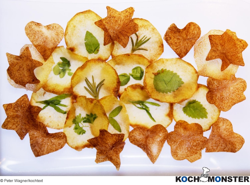 Kartoffelchips
Foto (c) Peter Wagner/kochtext
(stark reduzierte Bildqualität) Kartoffelchips