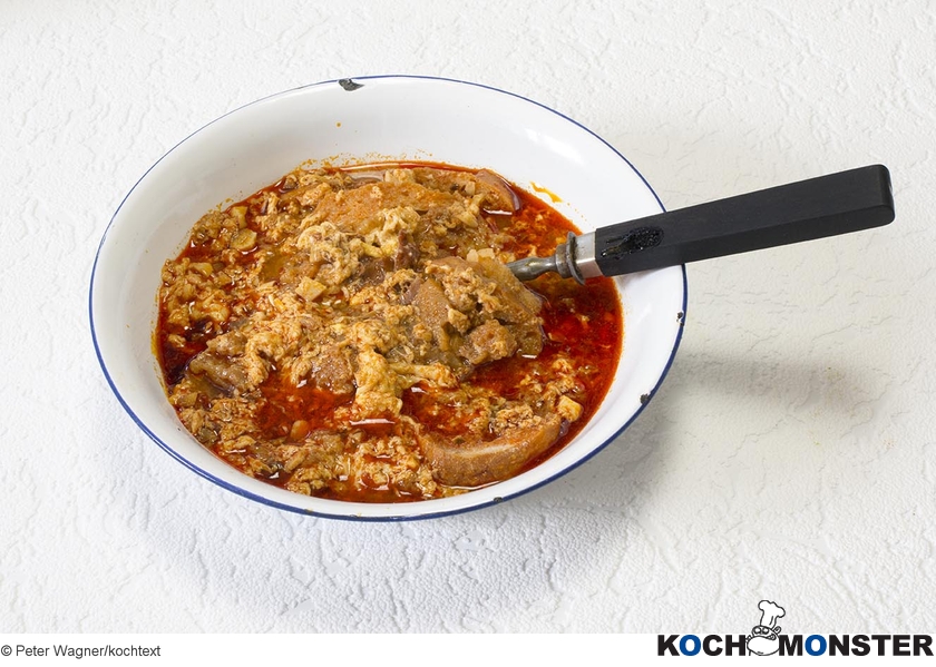 Sopa de ajo
Foto (c) Peter Wagner/kochtext
(stark reduzierte Bildqualität) Sopa de ajo
