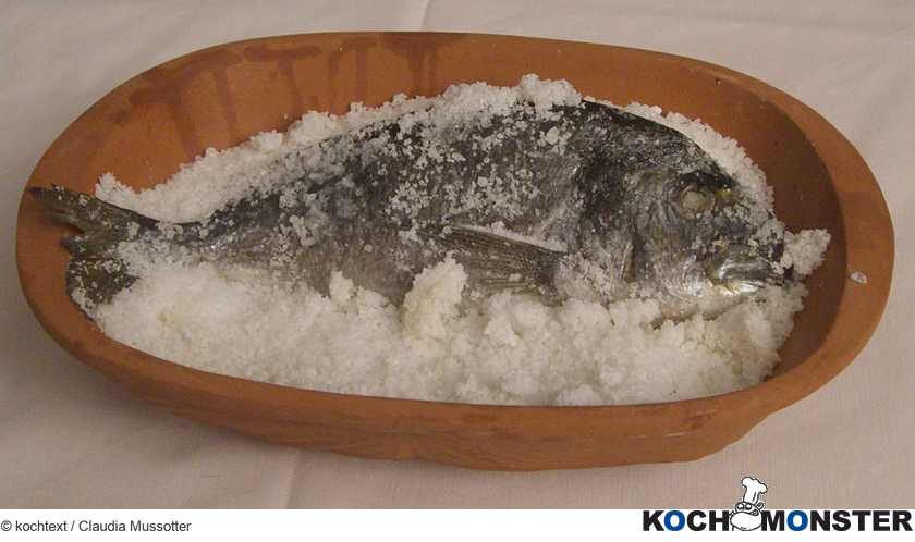 Dorade a la sal