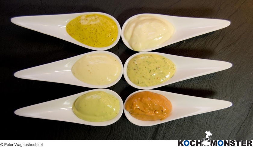 Mayonnaise ohne Ei
Foto (c) Peter Wagner/kochtext
(stark reduzierte Bildqualität) Mayonnaise ohne Ei