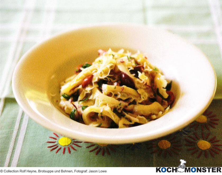 Insalata di Trippa (Kalbskuttelnsalat)
Foto (c) Collection Rolf Heyne, Brotsuppe und Bohnen, Fotograf: Jason Lowe
(stark reduzierte Bildqualität) Insalata di Trippa (Kalbskuttelnsalat)