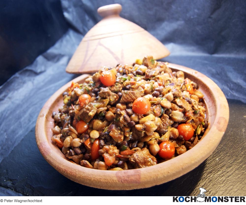 Lamm-Tajine mit Datteln