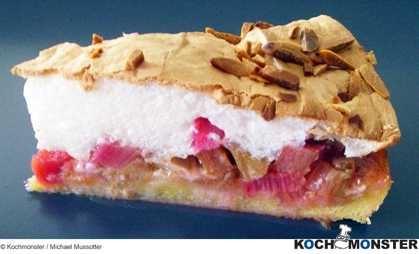 Rharbarber-Kuchen
Foto (c) Kochmonster / Michael Mussotter
(stark reduzierte Bildqualität) Rharbarber-Kuchen