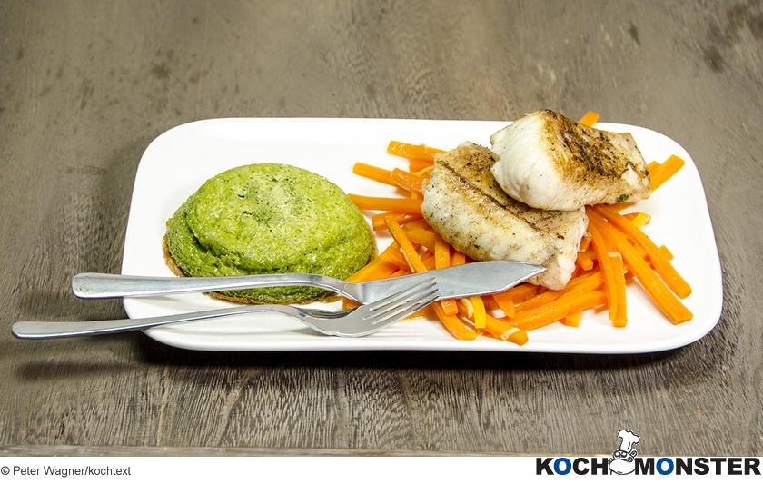 Fisch und Flan
Foto (c) Peter Wagner/kochtext
(stark reduzierte Bildqualität) Fisch und Flan