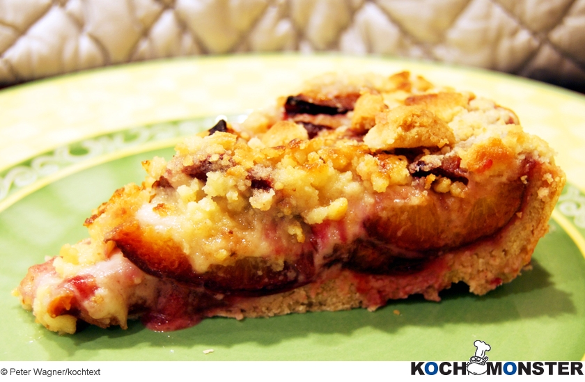 Zwetschkenkuchen
Foto (c) Peter Wagner/kochtext
(stark reduzierte Bildqualität) Zwetschkenkuchen