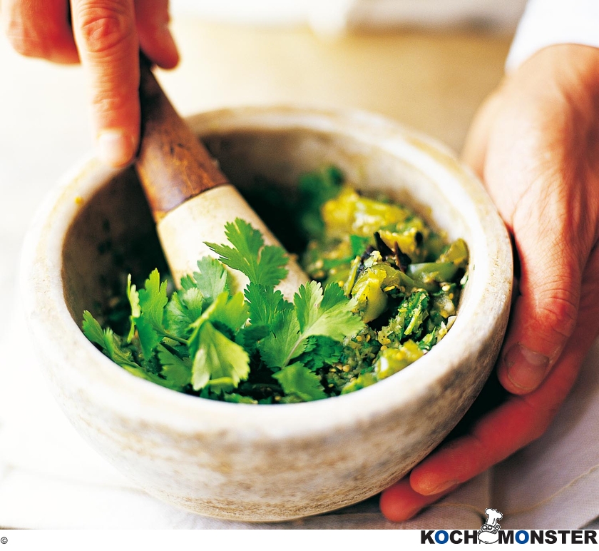 Mexikanische Salsa verde
Foto (c)
(stark reduzierte Bildqualität) Mexikanische Salsa verde