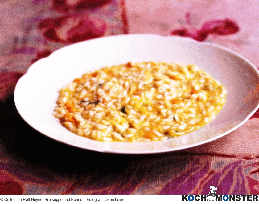Risotto mit Lauch und Kürbis